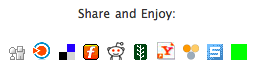 Social Bookmarking Icons